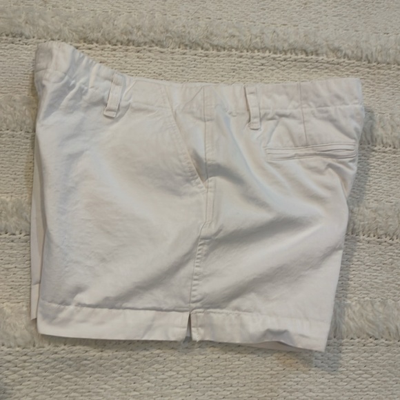 Vintage Y2K Old Navy white shorts 100% cotton pockets belt loops womens size 10 - Picture 9 of 12